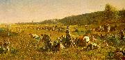 The Cranberry Harvest on the Island of Nantucket Eastman Johnson